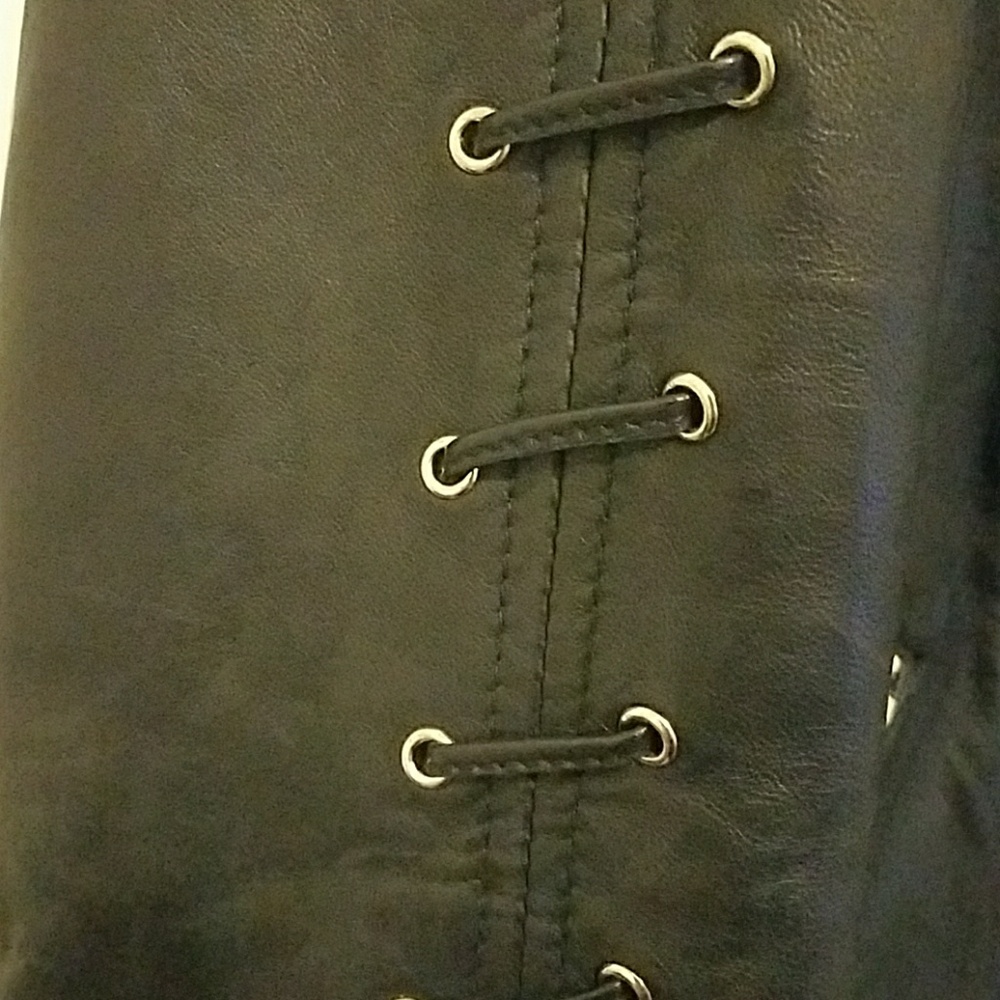 HP NWT Guess Moto Leather Jacket - Picture 2 of 7